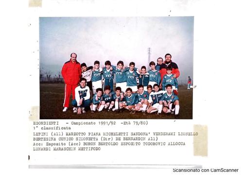 Anni 1990 Esordienti 1991 1992