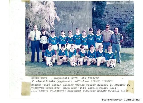 Anni 1990 Esordienti 1992 1993 eta 1981 1982