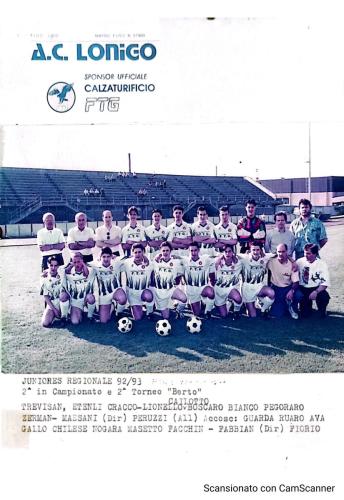 Anni 1990 Juniores reg 1991 1992