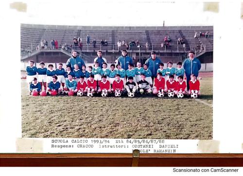 Anni 1990 Scuola calcio annata sportiva 1993 1994