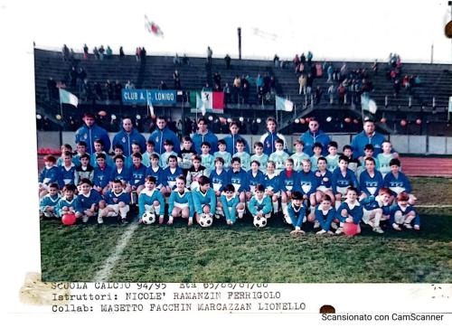 Anni 1990 Scuola calcio annata sportiva 1994 1995